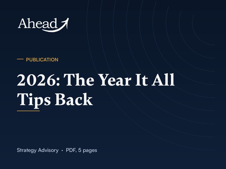 Cover of 2026: The Year It All Tips Back
